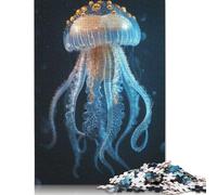 1000 Piece for Adults Animal Jellyfish Jigsaw Puzzles for Adults, Wooden Puzzles Best Gift for Friends And Family 1000pcs (75x50cm)