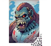 1000 Piece for Adults Blue Cyborg Ape Jigsaw Puzzles for Adults, Paper Puzzles Best Gift for Friends And Family 38x26cm/1000pcs