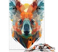 1000 Piece for Adults Colorful Koala Animals Jigsaw Puzzles for Adults, Paper Puzzles Best Gift for Friends And Family 38x26cm/1000pcs