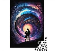 1000 Piece for Adults Cosmic Love Story Jigsaw Puzzles for Adults, Wooden Puzzles Best Gift for Friends And Family 1000pcs (75x50cm)
