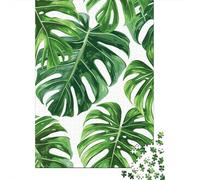 1000 Piece for Adults Green Palm Tree Jigsaw Puzzles for Adults, Wooden Puzzles Best Gift for Friends And Family 38x26cm/1000pcs