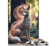 1000 Piece for Adults 'Japanese Kitsune Fox Jigsaw Puzzles for Adults, Wooden Puzzles Best Gift for Friends And Family 1000pcs (75x50cm)