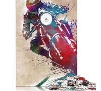 1000 Piece for Adults Motor Sport Art 1 Jigsaw Puzzles for Adults, Wooden Puzzles Best Gift for Friends And Family 1000pcs (75x50cm)