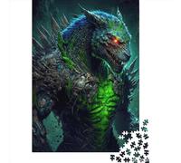 1000 Piece for Adults Poison Wolf Dragon Jigsaw Puzzles for Adults, Wooden Puzzles Best Gift for Friends And Family 1000pcs (75x50cm)