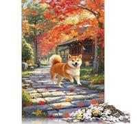 1000 Piece for Adults Shiba Inu Jigsaw Puzzles for Adults, Wooden Puzzles Best Gift for Friends And Family 1000pcs (75x50cm)