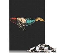 1000 Piece for Adults Whale Fish Jigsaw Puzzles for Adults, Paper Puzzles Best Gift for Friends And Family 38x26cm/1000pcs