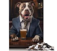 1000 Piece for Adults XL Bully in The Pu Jigsaw Puzzles for Adults, Wooden Puzzles Best Gift for Friends And Family 1000pcs (75x50cm)