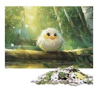 1000 Piece Forest Friend Little Borb Square Puzzles for Adults, Wooden Puzzles Toy Wall Decor 1000pcs (75x50cm)