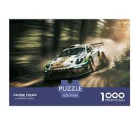 1000 Piece Forest Rally Car Race Jigsaw Square Puzzle for Adults & Wooden Puzzles Educational Game Challenge Toy 1000pcs (75x50cm)