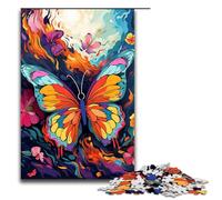 1000 Piece Fox And Butterfly by SplattersLots of Coloured Cloud Puzzles Gifts Jigsaw for Adults Christmas Wishlist with Santa Claus for Teenager Age 14 Up 75x50cm