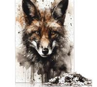 1000 Piece Fox Nature S Crafty One Jigsaw Puzzles for Adults Puzzle Jigsaws for Adults& Teenagers Age 12 Years Up 1000pcs (75x50cm) <