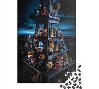 1000 Piece France Eiffel Tower Adult Puzzles Paper Puzzle for Adults Educational Game Challenge Toy 1000pcs (38x26cm)