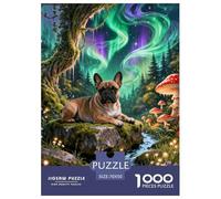 1000 Piece French Bulldog Jigsaw Puzzle for Adults & Kids - Challenging & Brainteasing, Ancient Tree Jungle Puzzle, Home Decoration Gifts 70x50cm/1000pcs