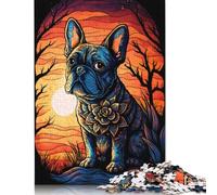 1000 Piece French Bulldog Style 1 Jigsaw Puzzles for Adults Teenagers Puzzles for Adults & Teenager Brain Teaser Puzzle 38x26cm/1000pcs