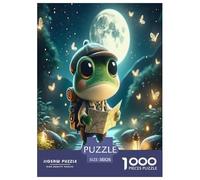 1000 Piece Frog Game Puzzle for Adults Gifts Fun Challenging Home Decors Brainteasing Cute Animal Jigsaw Puzzle for Women Men Adult 38x26cm/1000pcs