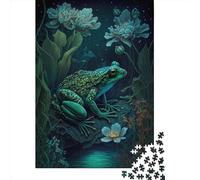 1000 Piece Frog Mythical Land Jigsaw Puzzles for Adults Wood Puzzle Jigsaws for Adults 1000pcs (75x50cm)