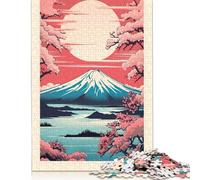 1000 Piece Fuji Mountain 3 Jigsaw Puzzle for Adult Teenagers Puzzle Jigsaws for Adults Unique Home Decor And Gifts 38x26cm/1000pcs