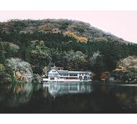1000 Piece Fun Jigsaw Puzzles for Adults - House lake shore 75x50cm