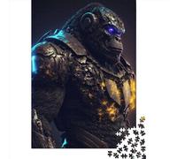 1000 Piece Future Gorilla Jigsaw Puzzles for Adults Jigsaw Puzzles Educational Game Challenge Toy 1000pcs (75x50cm)