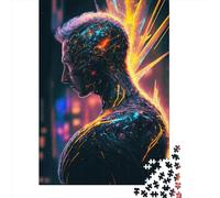 1000 Piece Futuristic Time Traveler Jigsaw Puzzles for Adults Puzzle Jigsaws for Adults& Teenagers Age 12 Years Up 1000pcs (38x26cm) <