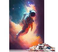 1000 Piece Galactic Astronaut Adult Puzzles Wooden Puzzle for Adults Educational Game Challenge Toy 1000pcs (75x50cm)