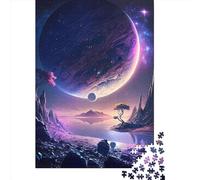 1000 Piece Galactic Purple Nature Jigsaw Puzzles for Adult Puzzle Jigsaws for Adults Age 14+ 1000pcs (75x50cm)