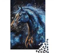 1000 Piece Galaxies Horses Jigsaw Puzzles for Adult Teenagers Paper Puzzles Sustainable Puzzle for Adults | Games 1000pcs (38x26cm)