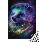 1000 Piece Galaxy Animal Hedgehog Jigsaw Puzzlesfor Adults Puzzle Jigsaws for Adults Unique Home Decor And Gifts 1000pcs (38x26cm)