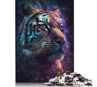 1000 Piece Galaxy Animal Tiger Jigsaw Puzzles for Adults Paper Puzzle Jigsaws for Adults 1000pcs (75x50cm)