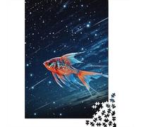 1000 Piece Galaxy Fish Jigsaw Puzzle for Adult Teenagers Christmas Eve Gifts 1000pcs (75x50cm)