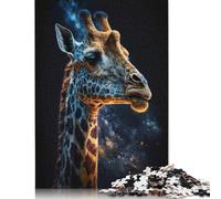 1000 Piece Galaxy Giraffe Jigsaw Puzzlesfor Adults Paper Puzzle Jigsaws for Adults For Family Fun & Game Night 1000pcs (75x50cm)