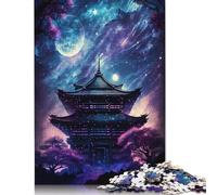 1000 Piece Galaxy Japan Temple Jigsaw Puzzles for Adults Learning Educational Toys Family Games Birthday Gifts 1000pcs (75x50cm)