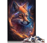 1000 Piece Galaxy Nebula Fox Jigsaw Puzzles for Adult Teenagers Paper Puzzles Sustainable Puzzle for Adults | Games 1000pcs (75x50cm)