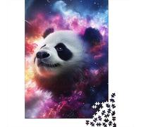 1000 Piece Galaxy Panda Jigsaw Puzzle for Adult Teenagers Wooden Learning Educational Toys 1000pcs (75x50cm)