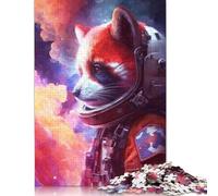 1000 Piece Galaxy Red Panda Adult Puzzles Wooden Puzzles Educational Stress Relief Toy Puzzle 1000pcs (75x50cm)