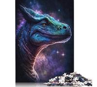 1000 Piece Galaxy Space Dinosaurs Adult Puzzles Paper Puzzle for Adults Educational Game Challenge Toy 1000pcs (75x50cm)