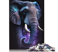 1000 Piece Galaxy Star Elephant Jigsaw Puzzle for Adult Teenagers Paper Jigsaw Puzzles Educational Game Challenge Toy Birthday Gifts 1000pcs (75x50cm)