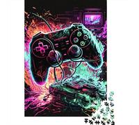 1000 Piece Gaming Neon Jigsaw Puzzles for Adult Teenagers Paper Puzzles Sustainable Puzzle for Adults | Games 1000pcs (38x26cm)