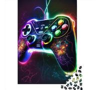 1000 Piece Gaming Neon765645 Jigsaw Puzzles for Adults Paper Puzzle for Adults And Teenager Educational Puzzle 1000pcs (38x26cm)