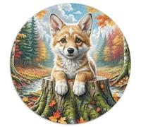 1000 Piece German Spitz Game Puzzle Great Gift for Adults Challenging Games Home Decoration Brainteasing Cute Animal Jigsaw Puzzle for Adults And Kids 1000pcs (67.5x67.5cm)