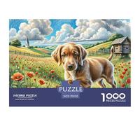 1000 Piece German Wirehaired Pointer Jigsaw Puzzle Fun, Challenging for Adults Home Decorations Educational Games Age 12+ for Adults 70x50cm/1000pcs