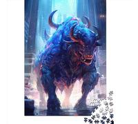 1000 Piece Giant Bison Bull Jigsaw Puzzles for Adults Paper Puzzle for Adults And Teenager Educational Puzzle 1000pcs (38x26cm)