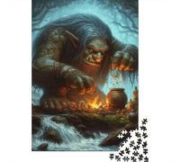 1000 Piece Giant Monster Puzzles for Adults Wooden Puzzles Educational Game for Children As A 1000pcs (75x50cm)