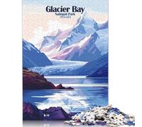 1000 Piece Glacier Bay National Park Alaska Puzzles For Adults Wooden Puzzles Brain Teaser Puzzles For Children 1000pcs (75x50cm)