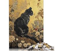 1000 Piece Gold Harmony Creative Square Jigsaw Puzzles for Adults & Wooden Puzzles Stress Relief Puzzle Games And Unique 1000pcs (75x50cm)