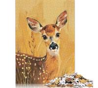 1000 Piece Golden Fawn Jigsaw Puzzlesfor Adults Teenagers Puzzles Jigsaw Puzzles for Adult 1000pcs (75x50cm)