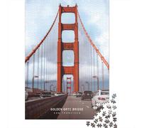 1000 Piece Golden Gate Bridge Jigsaw Puzzles for Adult Puzzle Jigsaws for Adults Age 14+ 1000pcs (75x50cm)