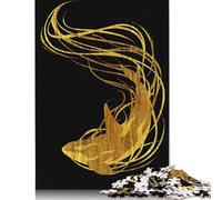 1000 Piece Golden Killer Whale Square Puzzles for Adults, Paper Puzzles Toy Wall Decor 38x26cm/1000pcs