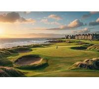 1000 Piece Golf Old Course at st Andrews Scotland Old Golf Course Large Jigsaw Puzzles for Adults Educational Toy for Kids Creative Games Entertainment Wooden Puzzles Home Decor