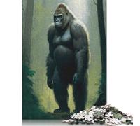 1000 Piece Gorilla Art Style 10 Jigsaw Puzzlesfor Adults Teenagers Paper Puzzle Adult Jigsaw Puzzle Sustainable Puzzle for Adults | Games 38x26cm/1000pcs